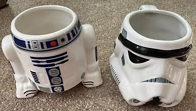 Star Wars Storm Trooper And R2-D2 3D Mug Cup SET May 4th Be With You • $27