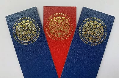£400 • Buy King Charles III Coronation Commemorative Bookmarks, Official Emblem