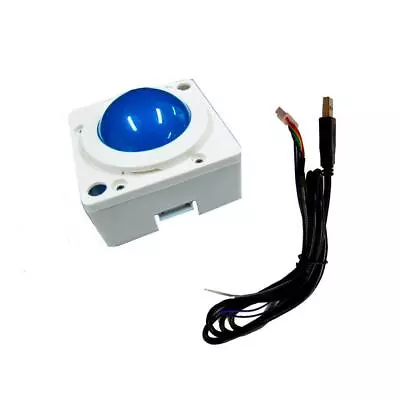 2 Inch USB Arcade Trackball LED Blue Ball Compatible With PC Mame Pi • $42.99