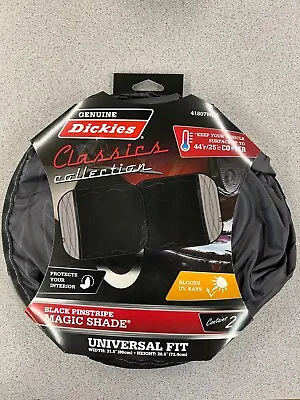 Dickies Classic Collection Black Pinstripe Magic Shade Universal Fit New • $13.99