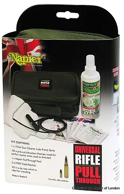 Napier Pull Through Kit Universal Rifle Calibres .22 VP90 UltraClean • £34.99