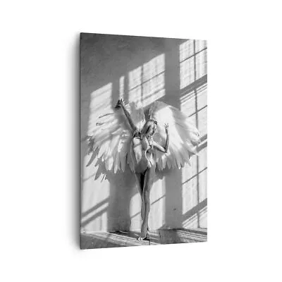Canvas Print 80x120cm Wall Art Picture Wings Woman Dance Large Framed Artwork • £61.79