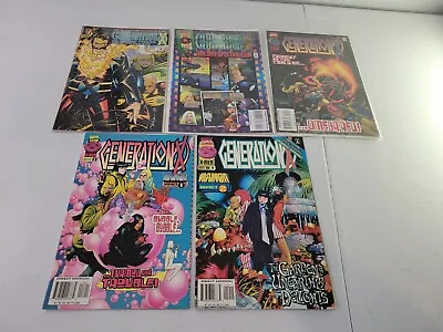 $0.99 • Buy 1994 MARVEL GENERATION X Preview # 4 10 18 19 Five  BOOK LOT HIGH GRADE