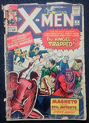 X-MEN #5 💥 COMPLETE And UNRESTORED💥 Magneto Scarlet Witch Quicksilver 1964 • $189