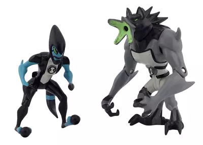 Ben 10 Alien Force Cartoon Network XLR8 & Blitzwolfer Wolf Action Figures • $29.95