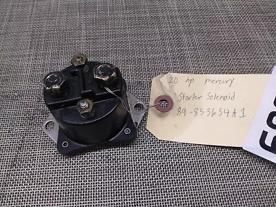 Starter Solenoid 89-853654a1 Off Mercury Model 200 20hp Ser#4957897 • $20