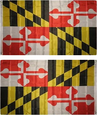 3x5 State Of Maryland Flag Banner Super Polyester Fade Resistant Premium 100D • $8.94