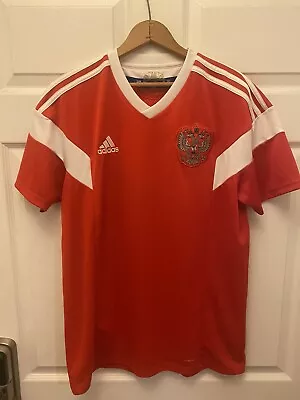 Adidas RUSSIA 2018 World Cup Authentic Replica Soccer Jersey Home M • $49.99