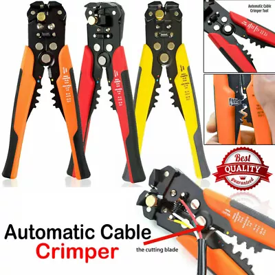 Automatic Wire Cutter Stripper Pliers Electrical Cable Crimper Terminal Tool AU • $9.99