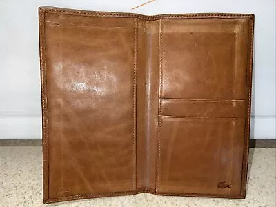 Izod Lacoste Brown Wallet/Check Book Holder • $9.99