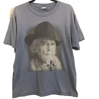 Merle Haggard  Workin' Man Blues  Heathered Blue Mens T-Shirt • $15
