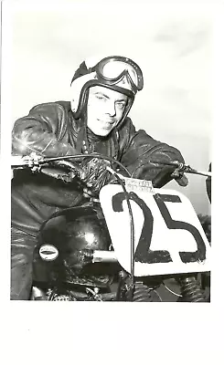 Real Photo Motorcycle 50s Daytona 200 Beach Racing #25  Kodak Paper VTG 5x8 • $6.98