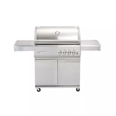 Crossray 4 Burner Gas 169cm Stainless Steel BBQ/Barbeque Outdoor Grill W/Trolley • $2249