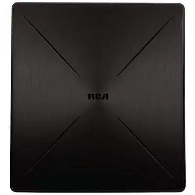 Amplified Indoor Flat Black HDTV Antenna - Multi-Directional With Built-in Stand • $22.49