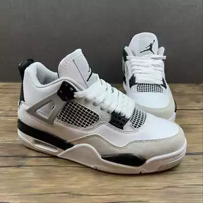 Nike Air Jordan 4 Retro Military Black White Men's US Size 10-12 DH6927-111 • $305