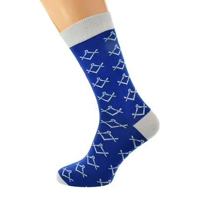 Masonic No G Woven Design Mens Socks X6HL012 • $6.77