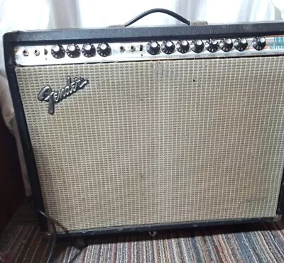 VINTAGE 1970 Fender Twin Reverb Silverface Combo Amp  • $999.99