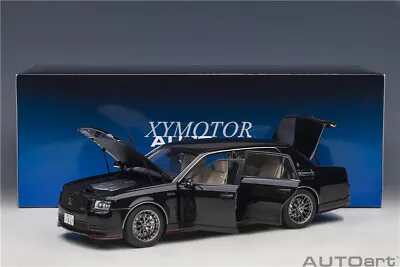 AUTOart 1/18 For Toyota Century GRMN Diecast Car Model Toys Gifts Display Black • £263