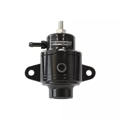 Aeroflow 3-Port 800hp Fuel Pressure Regulator 30-90PSI Adjustable - Black • $173.38