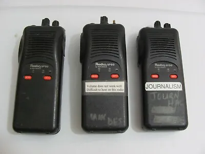 FOR PARTS MOTOROLA Radius SP50 Handheld RADIO (lot Of 3) No Batteries Or Antenna • $28.72