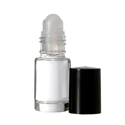 5 Ml Glass Plain Roll On Bottles 1/6 Oz. Vials Perfume ROLLER OIL BOTTLES 6 PK • $12.75