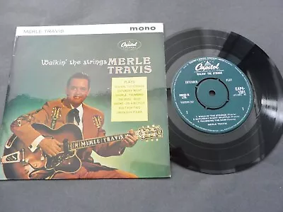 Merle Travis - Walkin' The Strings 1960 UK EP CAPITOL EX+ • $6.30