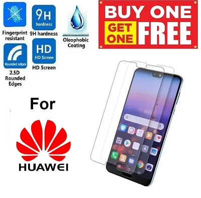 Gorilla Glass Screen Protector For Huawei P20 Pro Lite P Smart 19 P30 Pro Cover • £2.39