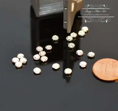 1:12 Dollhouse Miniature 25 Dollar Coins Silver BD J080 • $6.47