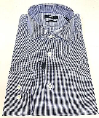 $49.99 • Buy BOSS Hugo Boss Miles Sharp Fit Check Shirt In Blue NWT $125 Retail Choose Size
