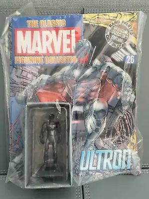 Eaglemoss Marvel Classic Collection Ultron No 26 Display Figure And Magazine • £7.99