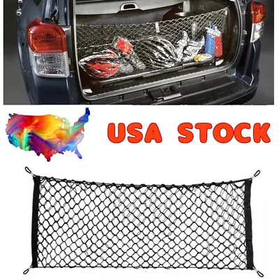 Rear Cargo Mesh Net Auto Universal 43 X15.7  Storage Tool Mesh Bag Durable Nylon • $8.90