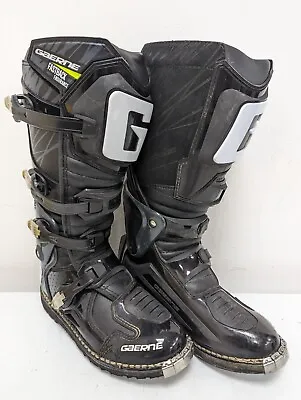 Gaerne Fastback Endurance Enduro Boots Uk8 Us9 Eu43 Black/white 2179001 • $394.55