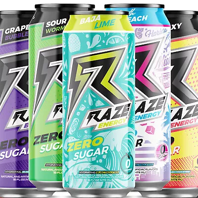 Repp RAZE ENERGY Zero Sugar Rapid Hydration Drink : 16oz 12-Pack - PICK FLAVOR • $44.95