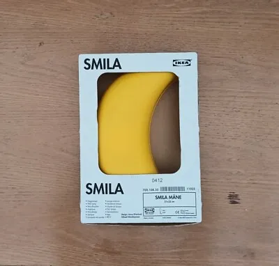 Ikea Smila Mane Yellow Crescent Moon Wall Lamp Childrens Night Light Nursery • £10