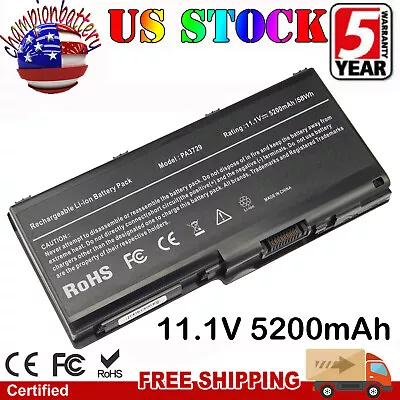 Battery For Toshiba Qosmio X500 X505 Satellite P500 P505 P505D PA3729U-1BRS • $16.99