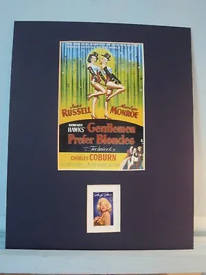 Marilyn Monroe In  Gentlemen Prefer Blondes   Honored By Her Own Stamp • $24.99