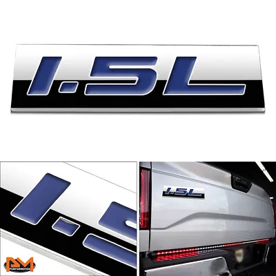 $7.89 • Buy  1.5L  Polished Metal 3D Decal Blue Emblem Logo For Chevrolet/Honda/Ford/Toyota