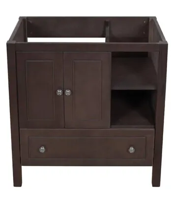 30 Inch Bath Vanity Brown Without Top WF283480AAD • $279.99