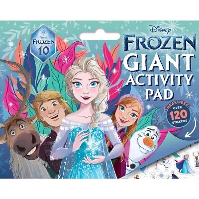 ~ Disney ~ Frozen Giant Activity Pad ~  Colouring Book ~ 120+ Stickers ~ • $19.99