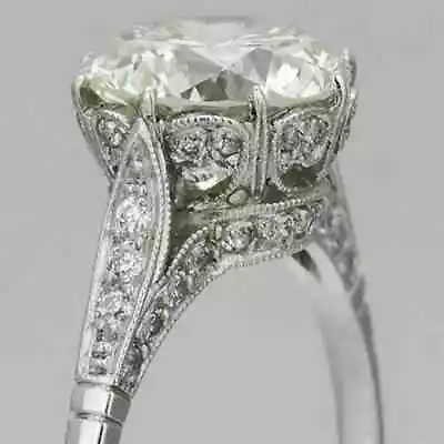 2.50Ct Lab Created Diamond Solitaire Engagement Ring 14K White Gold Plated • $81.49