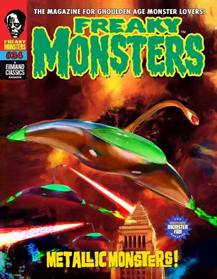 FREAKY MONSTERS 34! New! Like The Original Famous Monsters Magazine Only Better! • $24.95