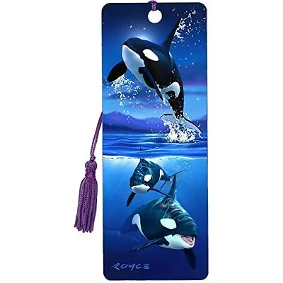 3d Bookmark - Ocean Orcas • £6.97