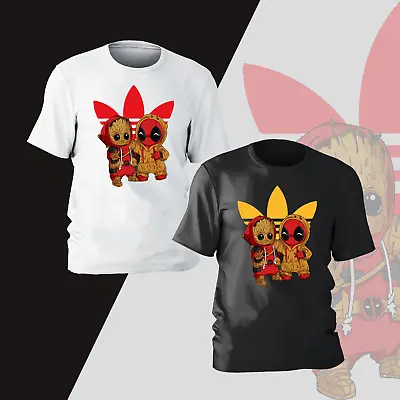 £15.99 • Buy Deadpool Groot T-Shirt Mens Kids Comedy Marvel Insipired Funny Gift Present Tee
