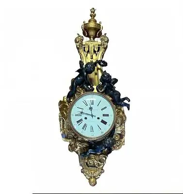 $8999.99 • Buy 19th Century Gilt Bronze Gold Tone Cupid Cartel Clock By Francois Linke