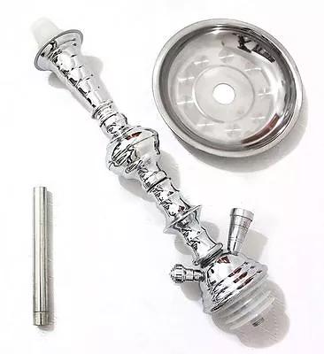 1-Pants MEDIUM Hookah Stem 3 Grommets Shisha Narghile For Hookah Pipe Tuxedo • £30.38