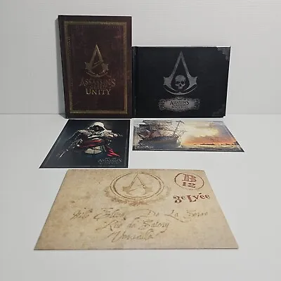 Assassin's Creed Unity & Black Flag Art Book And Cards *No Game Disc* Free Post • $24.99