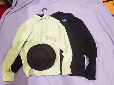 Walter White Halloween Costume Items Pork Pie Hat Shirt Jacket Glass • $29.99
