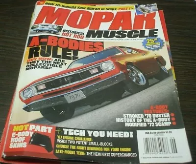 MOPAR MUSCLE Car Magazine - June 2008 • $12.93