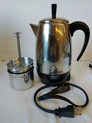 Vintage Farberware Superfast 8 Cup Electric Coffee Percolator Model FCP 280 • $35