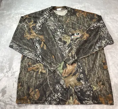 Mossy Oak Break-Up Shirt Adult Mens XXL Camouflage Hunting Outdoor Cotton • $12.79